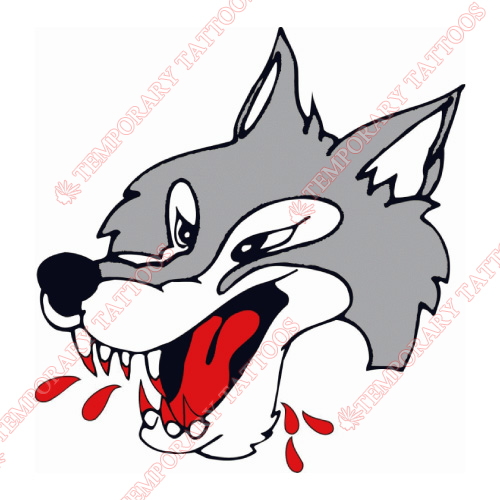 Sudbury Wolves Customize Temporary Tattoos Stickers NO.7399